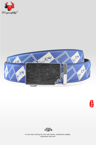 [ 224 ] Inclusiveness Edition: Dark Blue Plaid Belt