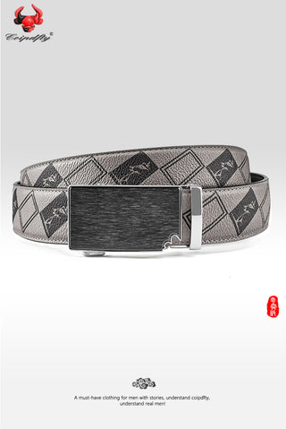 [ 192 ] Inclusiveness Edition: Grey Plaid Belt