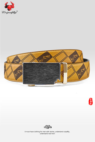 [ 216 ] Inclusiveness Edition: Camel Plaid Belt