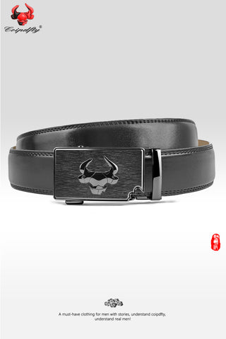 [ 140 ] Tenacity Series: Black Patent Leather Belt