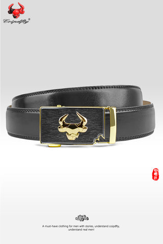 [ 140 ] Tenacity Series: Black Patent Leather Belt