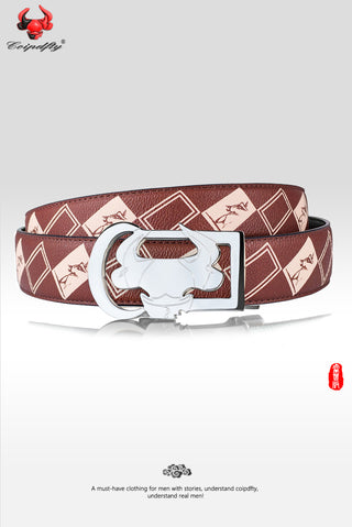 [ 34 ] Insight Edition: Burgundy Checkered Belt