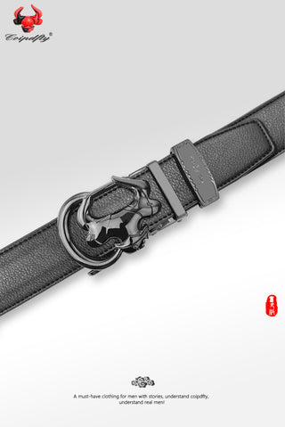 [ 91 ] Striver’s Edition: Black Suede Leather Belt