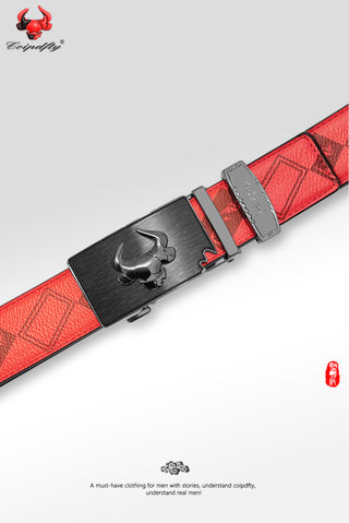 [ 108 ] Tenacity Series: Red Plaid Belt