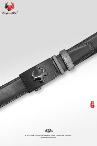 [ 140 ] Tenacity Series: Black Patent Leather Belt