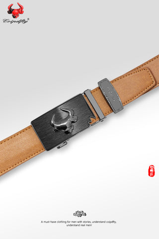 [ 152 ] Tenacity Series: Brown Suede Belt