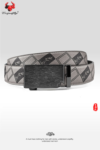 [ 192 ] Inclusiveness Edition: Grey Plaid Belt