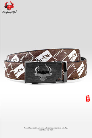 [ 124 ] Tenacity Series: Coffee Plaid Belt