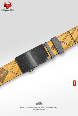 [ 216 ] Inclusiveness Edition: Camel Plaid Belt