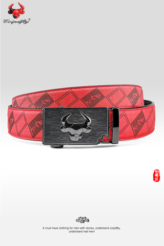 [ 108 ] Tenacity Series: Red Plaid Belt