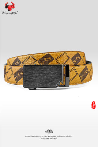 [ 216 ] Inclusiveness Edition: Camel Plaid Belt