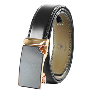 [ - ] Gold Tone Flat Men's Belt