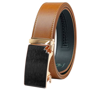 Inclusive Ratchet Belt for Men - 1 3/8" Casual Jeans Leather Belt