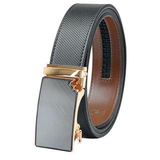 [ - ] Gold Tone Flat Men's Belt