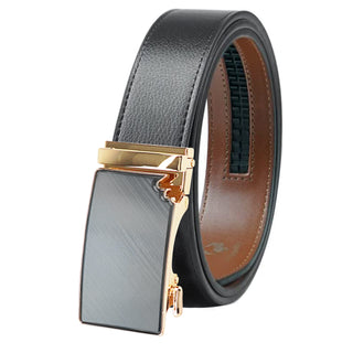 [ - ] Gold Tone Flat Men's Belt