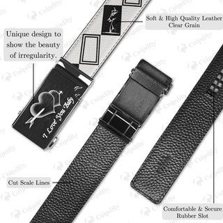 [ - ] Create your own style, personalized customization: your exclusive fashion belt, the pattern is drawn by you, and the trend is controlled by you!