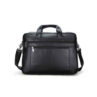 Coipdfty High Quality Black Mens Business Tote Bag Leather Briefcase Lawyer Leather Briefcases for Men