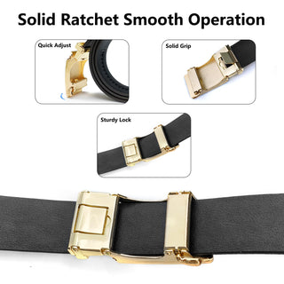 [ - ] Unleash Elegance Black Leather Belt with Silver Missing Corner Design