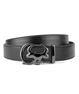 Western Cowboy Style Full Grain Leather Belt for Men