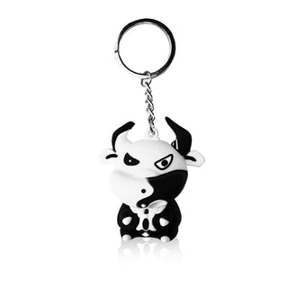 [ 297 ] Charming Zodiac Mascot Keychain – Unique Cartoon Design for Couples, a Perfect Gift!